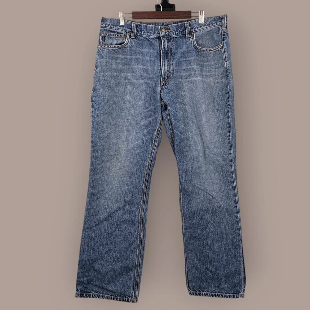 Carhartt Jeans Size 38 Series 1889 Relaxed Fit Straight Leg Blue Denim‎ 100613